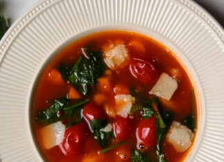 Bonensoep met veel groenten