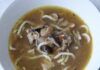 Noedelsoep met miso, shiitake en kip